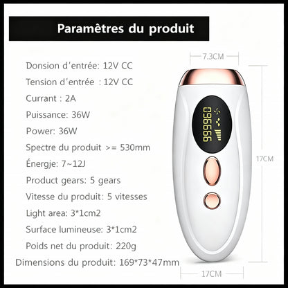 SoieLumière™ IPL Prestige – Épilateur à lumière pulsée
