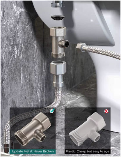 KOLLAYKO™ Bidet Japonais “ONDO” — Eau chaude & froide