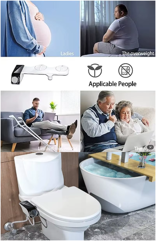 🔥 KOLLAYKO™ Bidet Japonais “ONDO” — Eau chaude & froide  “Ondo” (温度) signifie température en japonais, évoquant le confort et la chaleur.