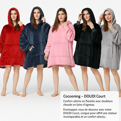 DOUDI Cozy, Le Sweat plaid ultra confortable