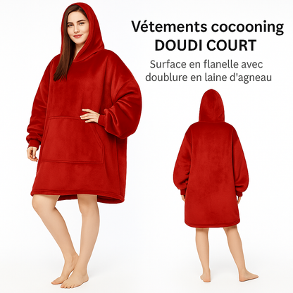 DOUDI Cozy, Le Sweat plaid ultra confortable