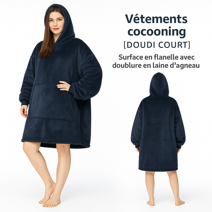 DOUDI Cozy, Le Sweat plaid ultra confortable