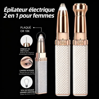 ✨ Épilateur à Sourcils Portatif – Précis, Indolore