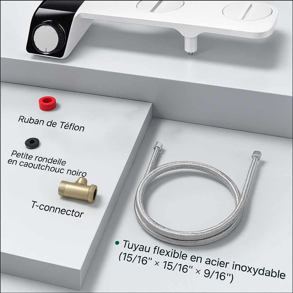 💧 KOLLAYKO™ Bidet Japonais “MIZU” — Eau froide