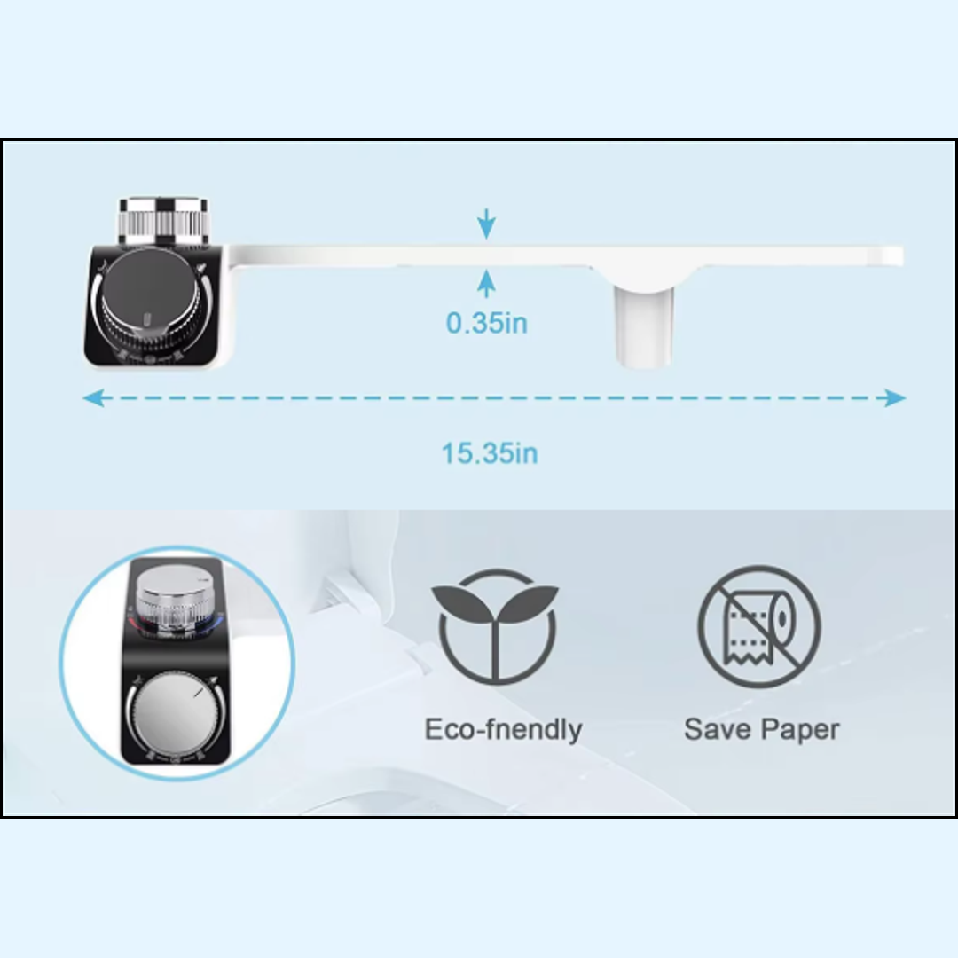 KOLLAYKO™ Bidet Japonais “ONDO” — Eau chaude & froide